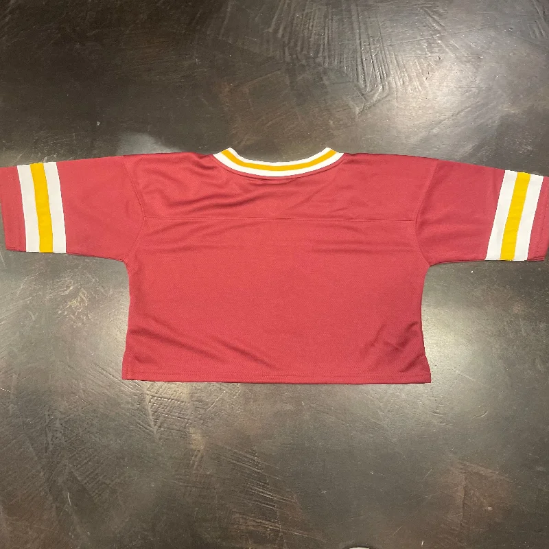 Early Access ASU Ladies Crop Football Jersey MRN