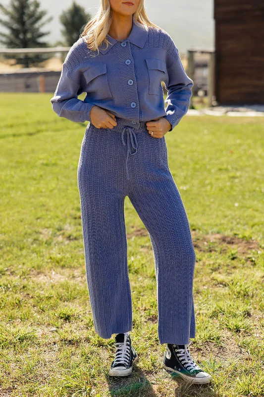 One-DAY Sale You and I Sweater Knit Pants
