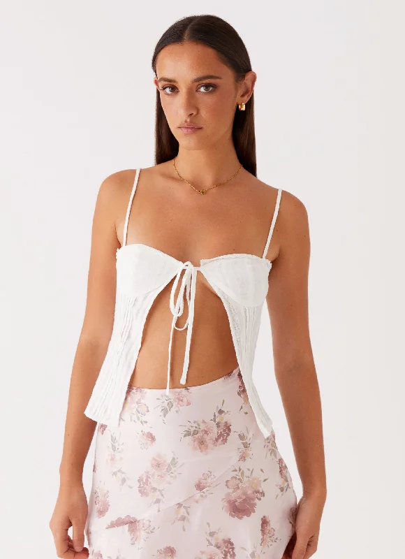 Time-Limited Offer Feed The Fire Top - White