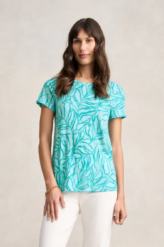 Weekend Deals That Amaze Printed T-Shirt - Two Tone Foliage