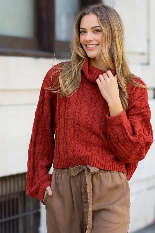 Price Rollback Study Hall Cable Knit