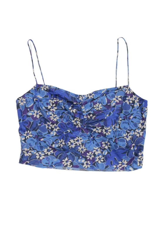 Weekend Discounts to Indulge In Penny Sage - Cut Off Floral Top