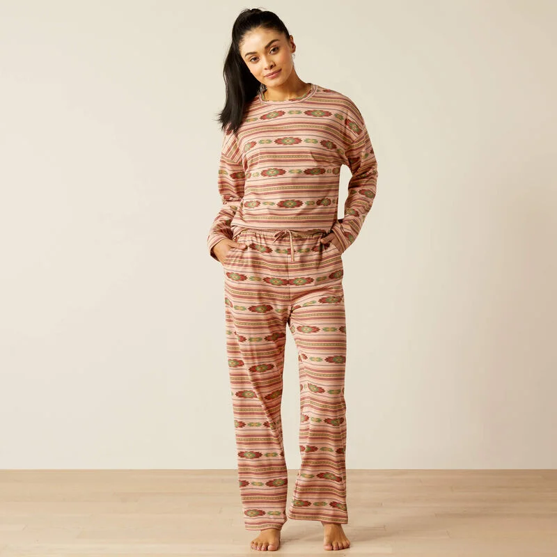 Extra Savings Ariat Women's Dreams Pajama Set in Milagro Serape Print