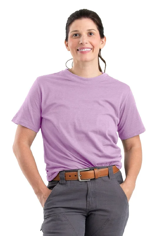 Bonus Savings Berne Violet Cotton Blend Womens Performance Tee S/S