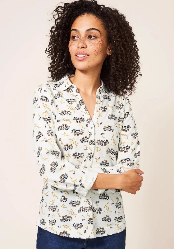 Final Sale White Stuff Annie Patterned Blouse, Natural Multi