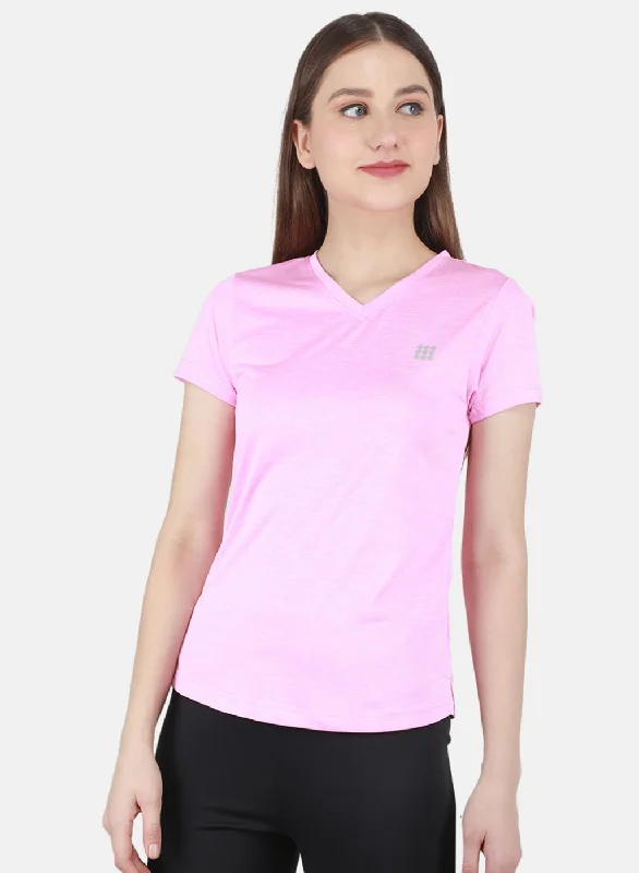 Deal of the Day Women Pink Solid Top