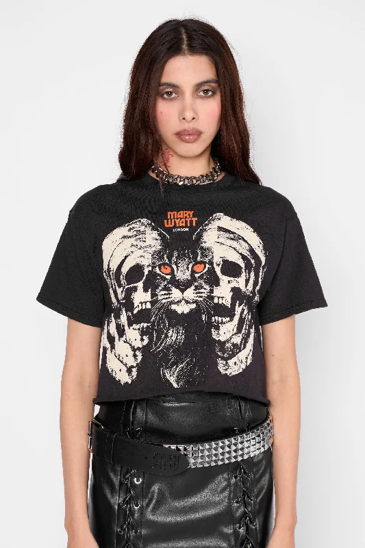 Limited Supply Salem Cropped Cut-Off Tee