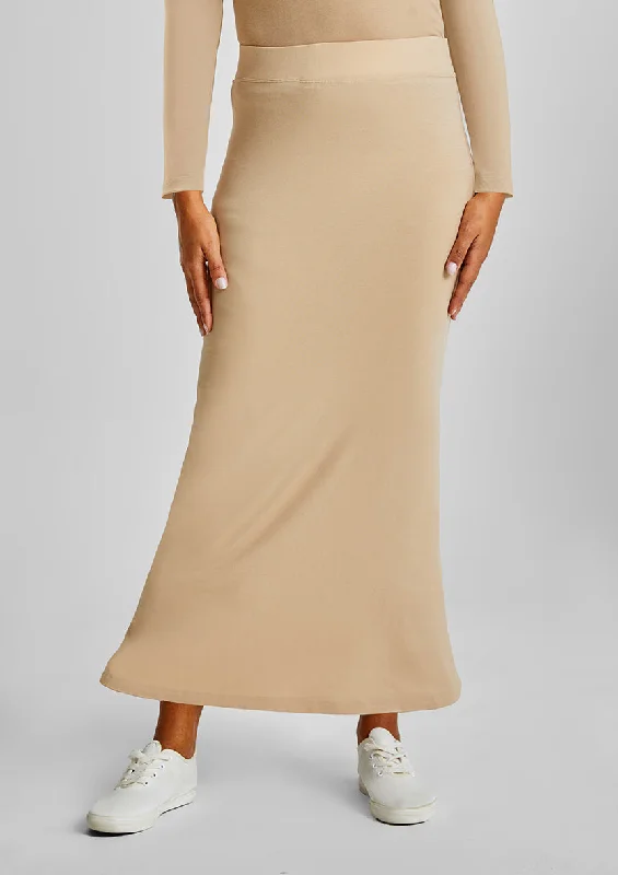 Huge Discounts A-shaped skirt-Plain Jersey Cotton