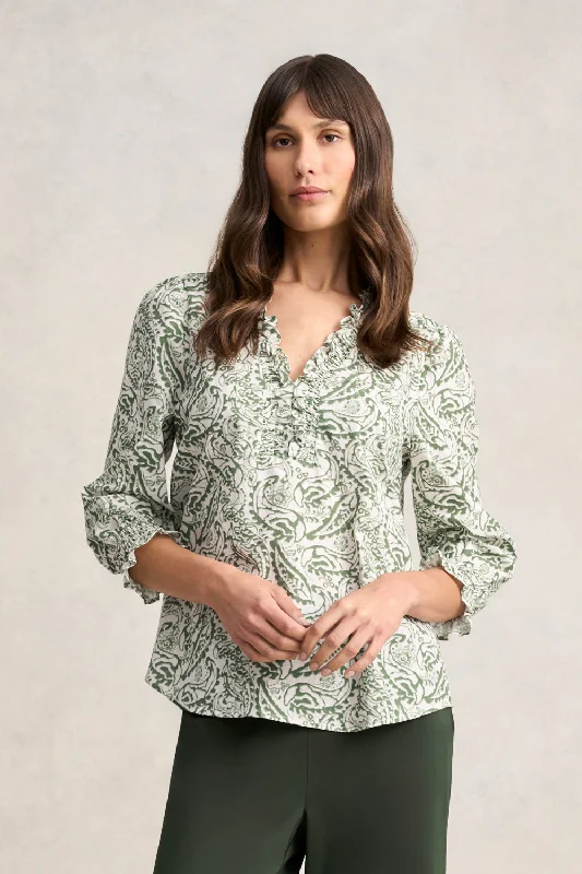 Hot Buy Ruffle Cotton Top