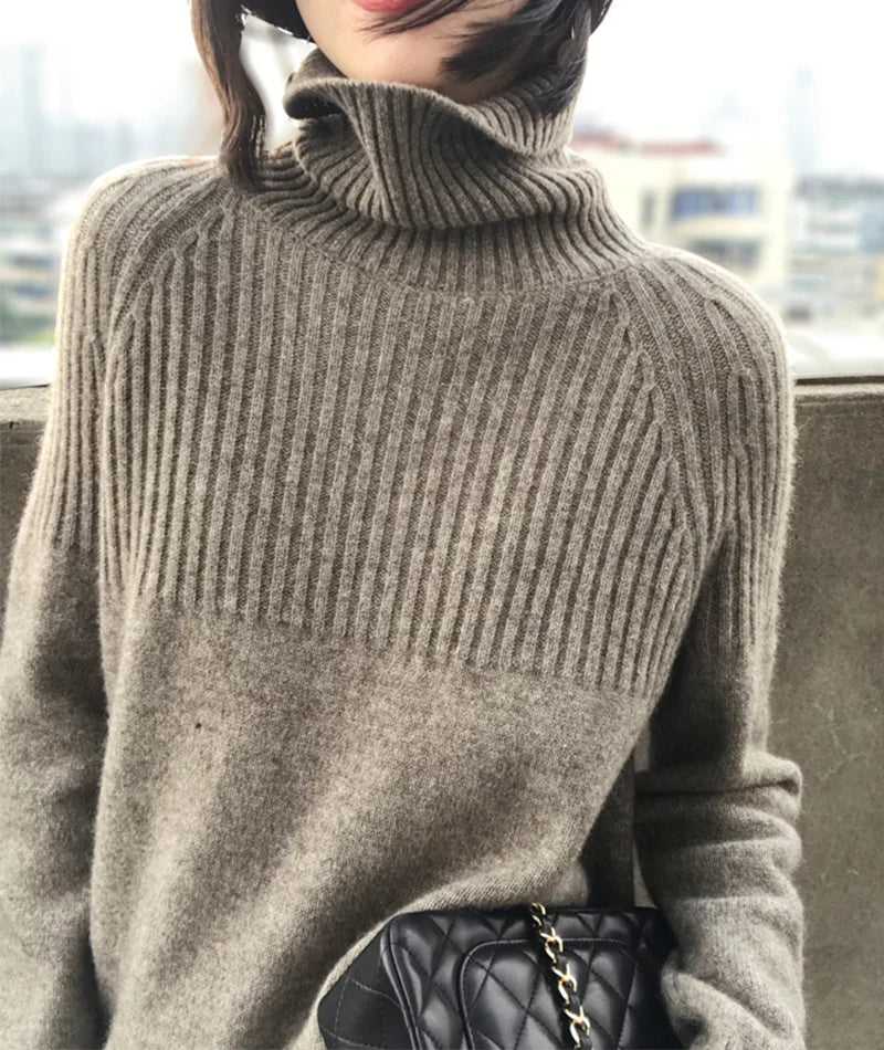 Weekend Specials to Enjoy Sweater fashion turtleneck sweater      S2521