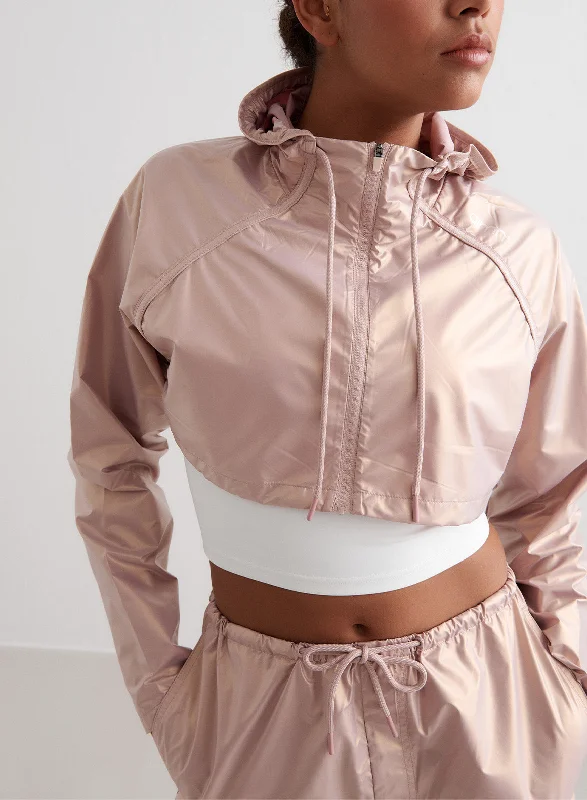 Weekend Deals That Sizzle Rose Metallic Cropped Jacket