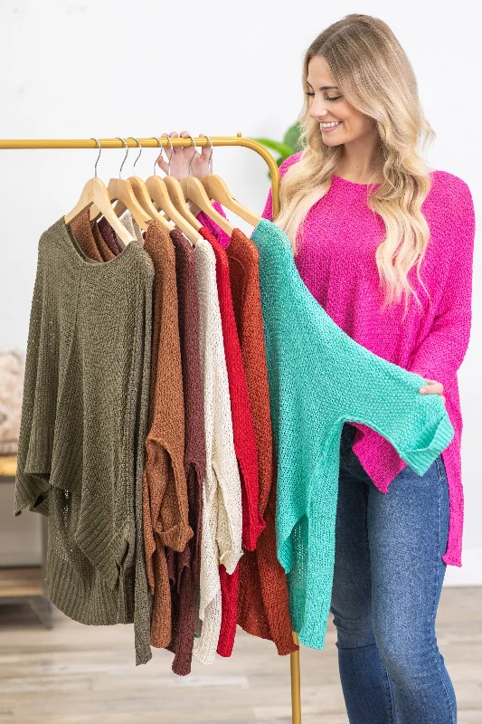 Price Rollback Boyfriend Fit Sweater Knit Top