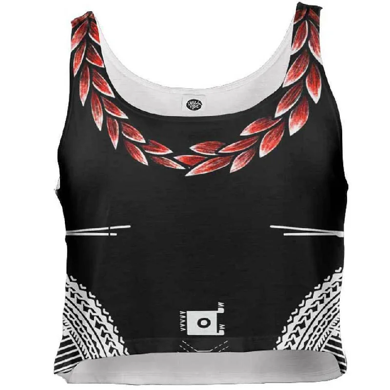 Season Finale Sale Samoan Chief Crop Top