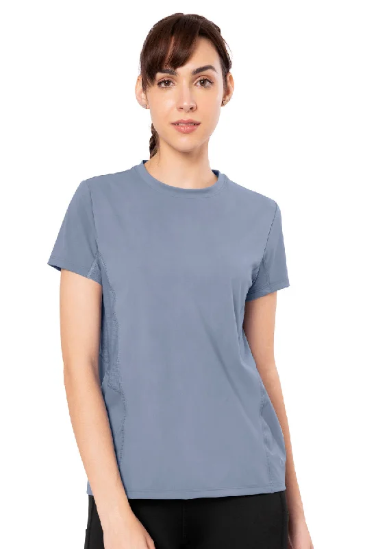 Mega Sale Flaunt Short Sleeve Round Neck Workout T-Shirt - Tempest
