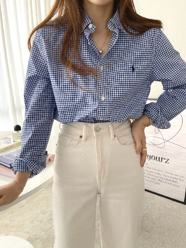 Massive Deal Big Boys Gingham Cotton Poplin Shirt