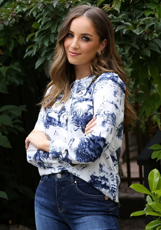 Price Blitz Rant & Rave Maddy Blouse, Blue Multi