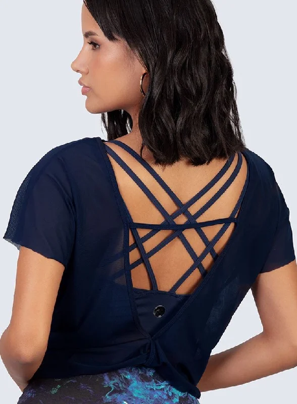 Top Pick T SHIRT LUXURY-NAVY BLUE