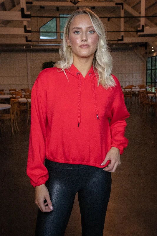 Special Savings Airessentials Cropped Hoodie, Spanx Red | SPANX