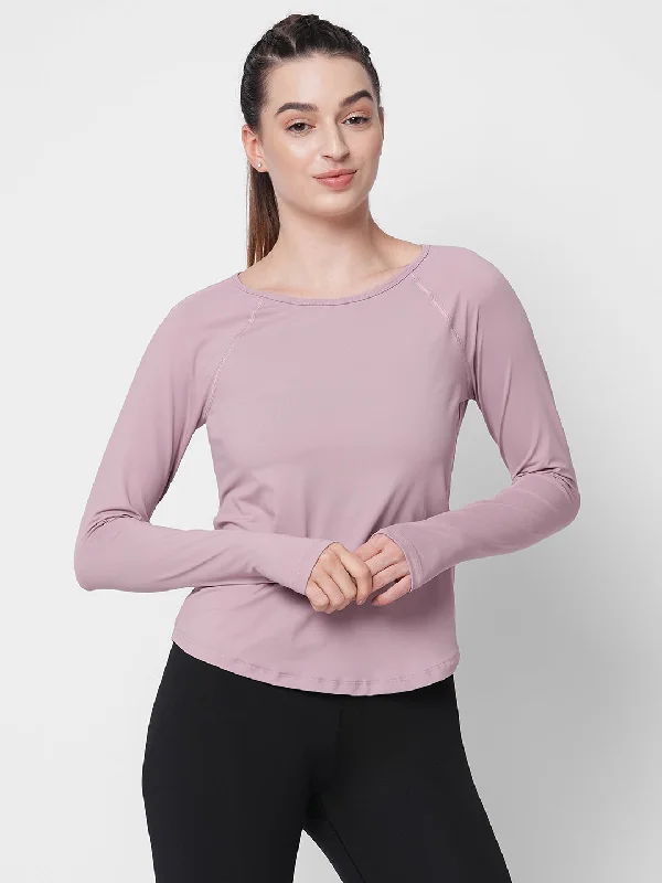 Year-End Deals Fitkin women anti-odor lavender reglan long sleeve tshirt