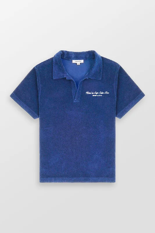The Best Deal Hotel Du Cap Cursive Terry Polo T-Shirt