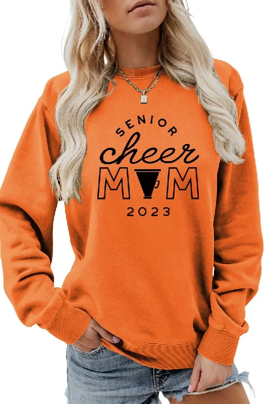 Weekend Deals That Spark WOMEN GAME DAY PRINTING LONG SLEEVE PULLOVER