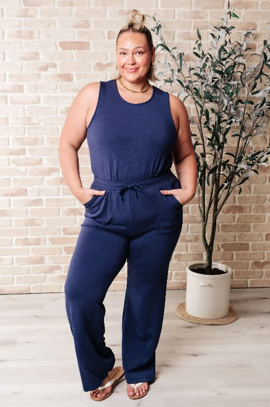 Daily Deals Rest Day Straight Leg Jumpsuit