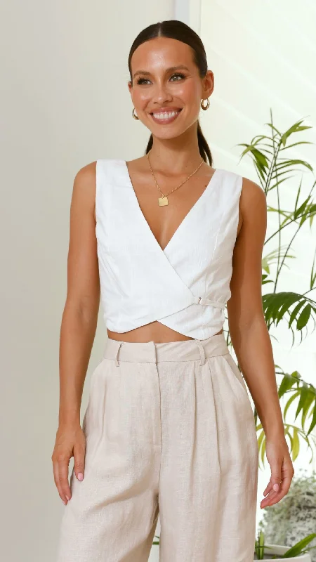 Mega Deal Ivy Vest - White