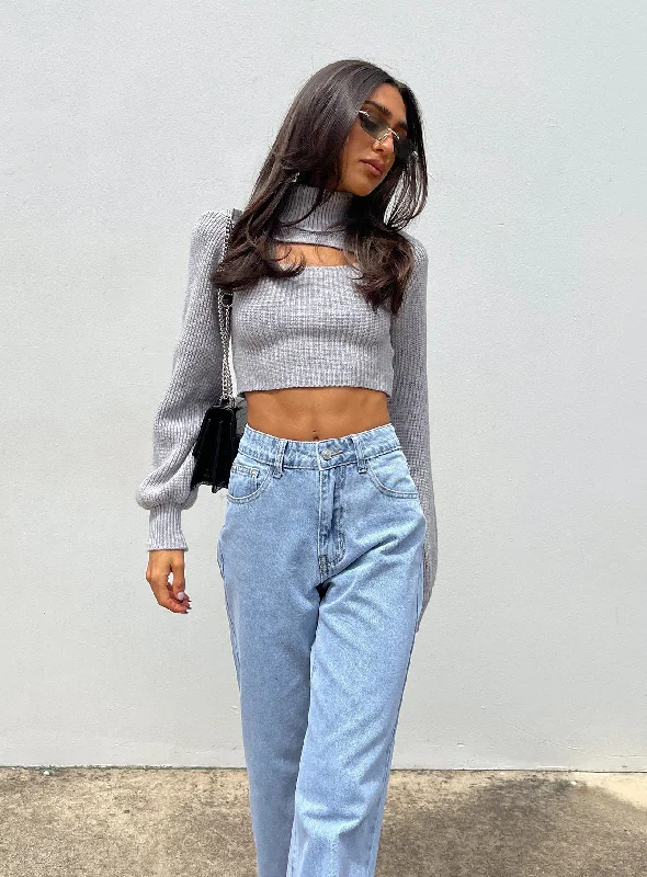 Today’s Special Anna Turtleneck Sweater Grey