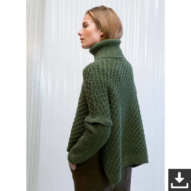 Special Price Rollkragenpullover für Damen Strickanleitung - Lang Yarns (PDF)