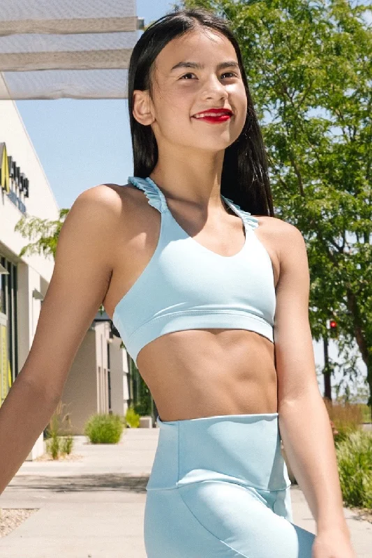 Great Bargains Sweetheart Crop Top - Sunday Blue - FINAL SALE