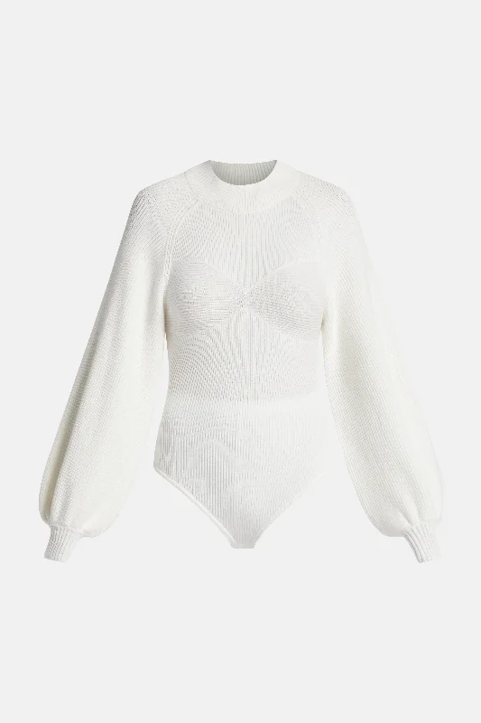 Markdowns Open Back Knit Bodysuit