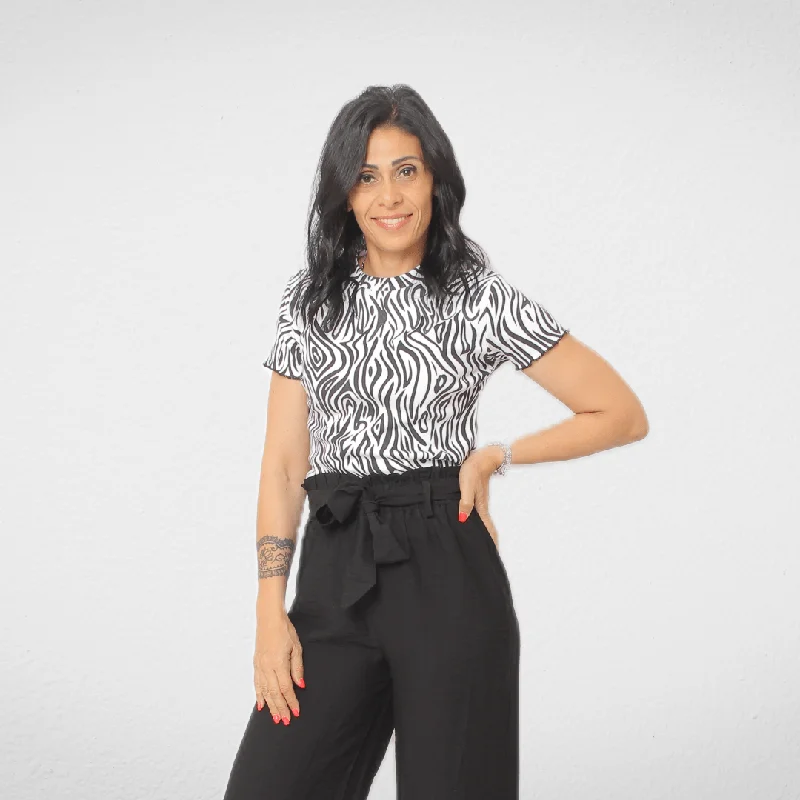 Discount Deals Basic Top - Zebra