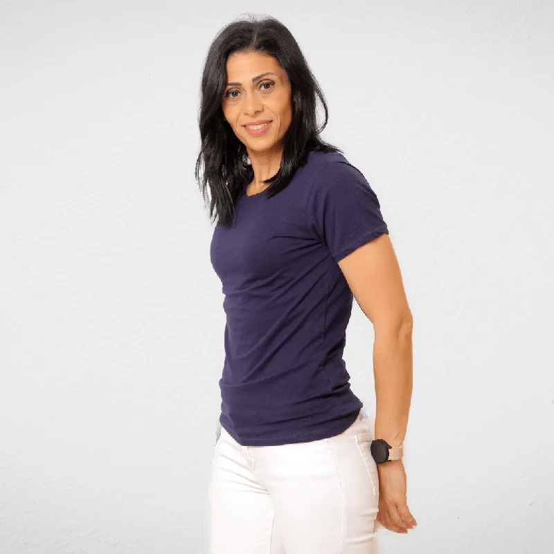 New Deals Women Under Shirt (Cotton + Lycra) - Dark Blue