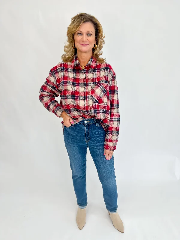 Weekend Bargains to Celebrate Freedom Plaid Shirt