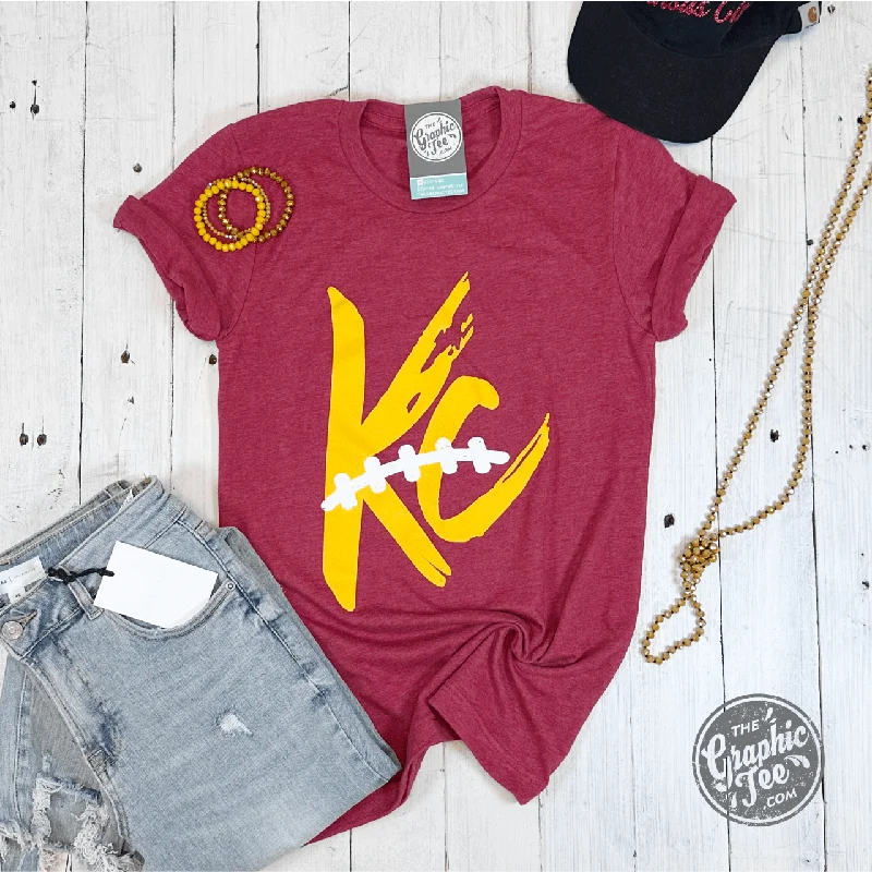 Massive Deals KC Laces Red Unisex Short Sleeve Tee