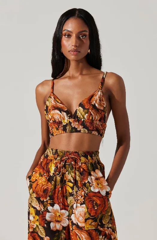 Weekend Bargains to Relish Tevy Floral Crop Top
