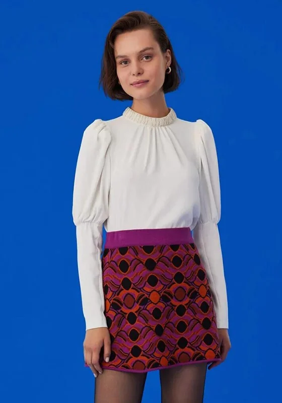 Lowest Price Exquise Beaded Collar Top, Ivory