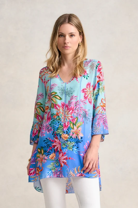 Weekend Savings Sensation Top Stitch Kaftan - Midsummer Paisley