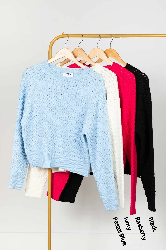 Overstock Clearance Swirl Knit Sweater