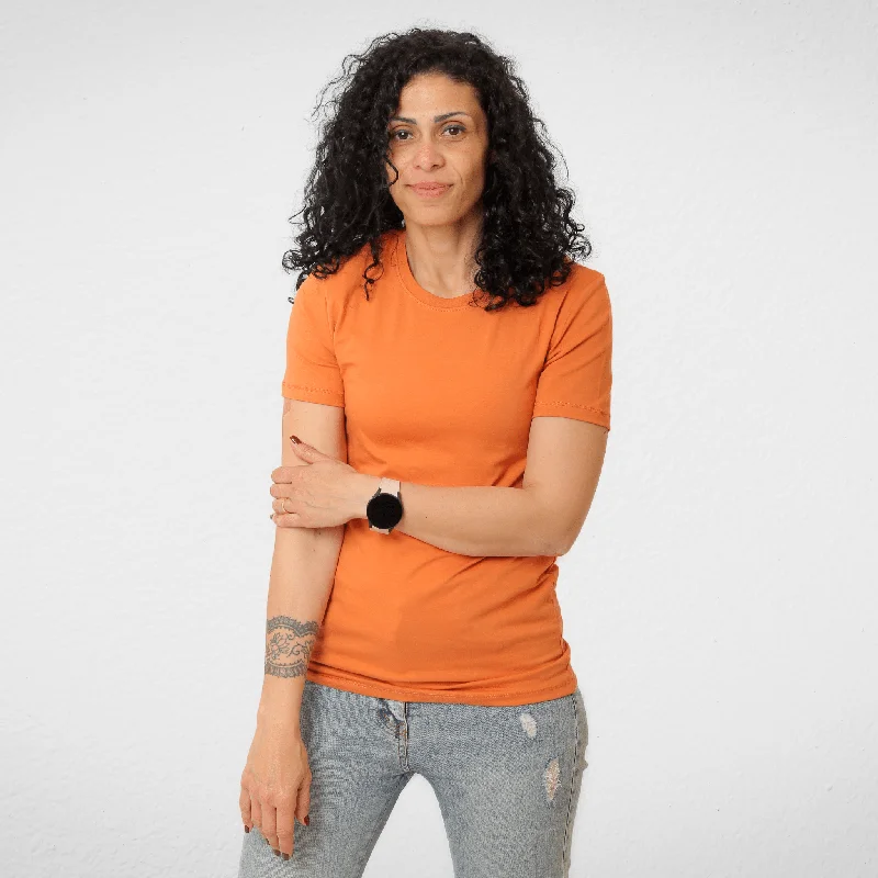 Massive Deals Women Under Shirt (Cotton + Lycra) - Orange