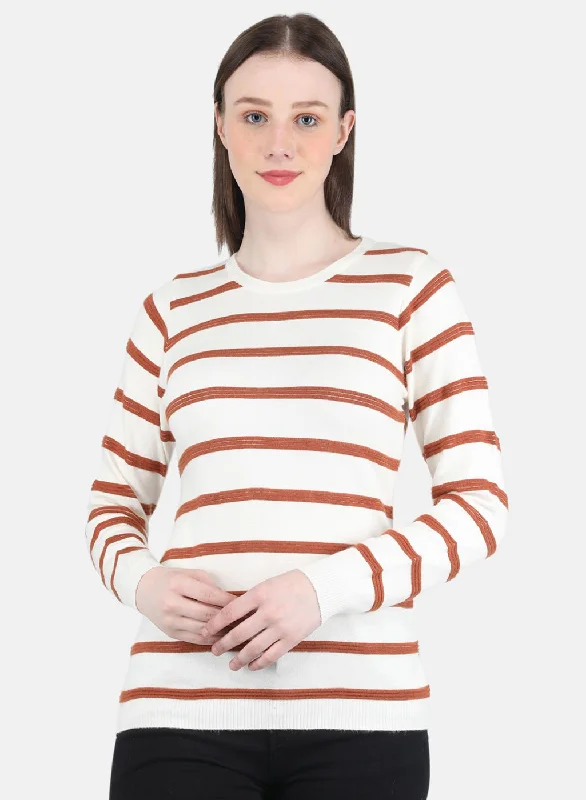 Today’s Deal Women White Stripe Top