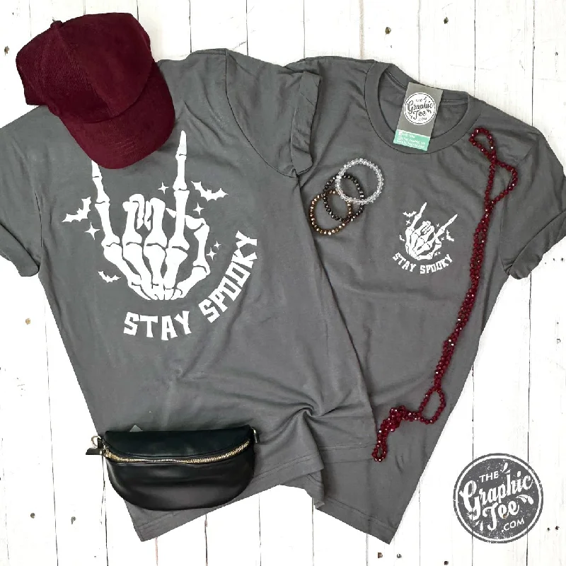 Amazing Deals Stay Spooky Youth Short Sleeve Tee