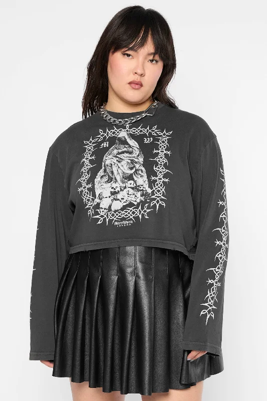 Weekend Shopping Extravaganza Sanctum Cropped Long Sleeve Tee