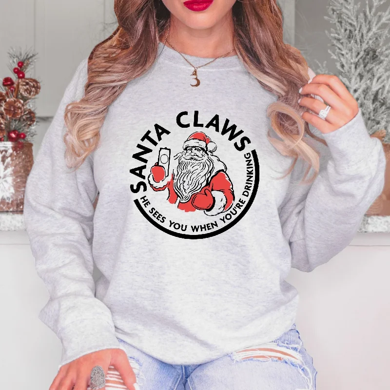Blowout Sale Funny Holiday Drinking Crewneck Sweatshirt Christmas Season Hoodie *UNISEX FIT*