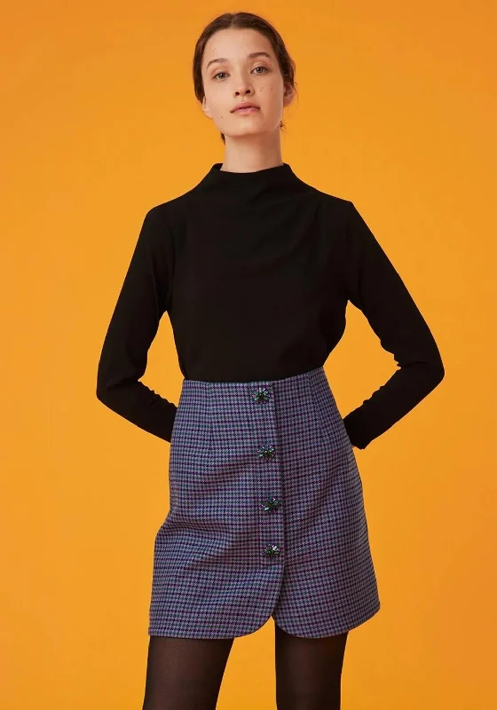 Today’s Deal Exquise Funnel Neck Top, Black