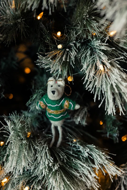 Weekend Shopping Made Better Louie Fuzzy Friends Ornament