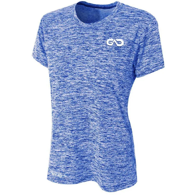 Limited Supply Galaxy DRY-FIT Womens Performance Tee (Royal Blue)