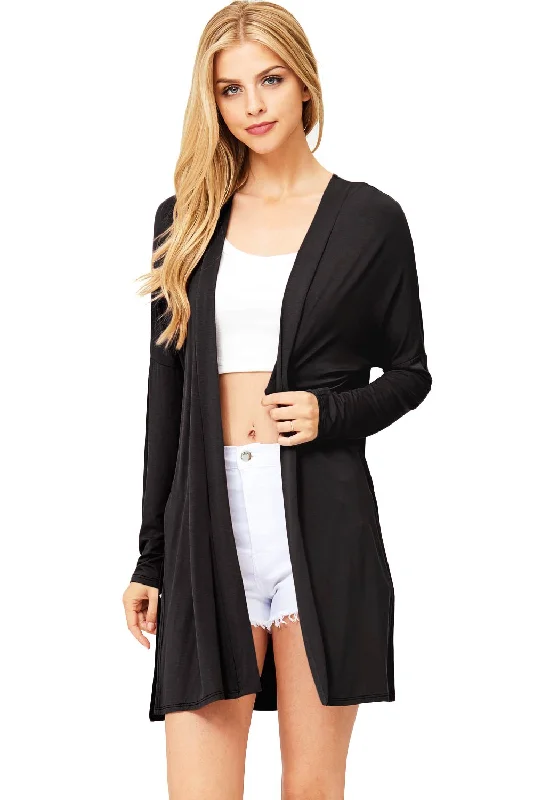 Unbeatable Deal Contemporary Open-Front Cardigan