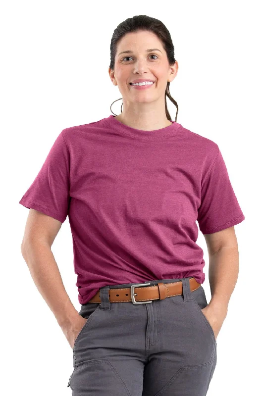 Buy Now Berne Light Magenta Cotton Blend Womens Performance Tee S/S