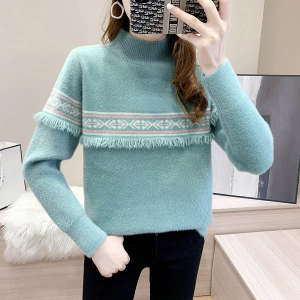 Time-Limited Offer Cute tassel sweater   S589